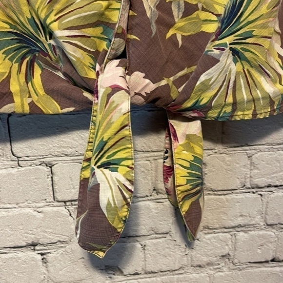 TOMMY Bahama Top Sleeveless Tropical Beach Designer Floral - Picture 2 of 7